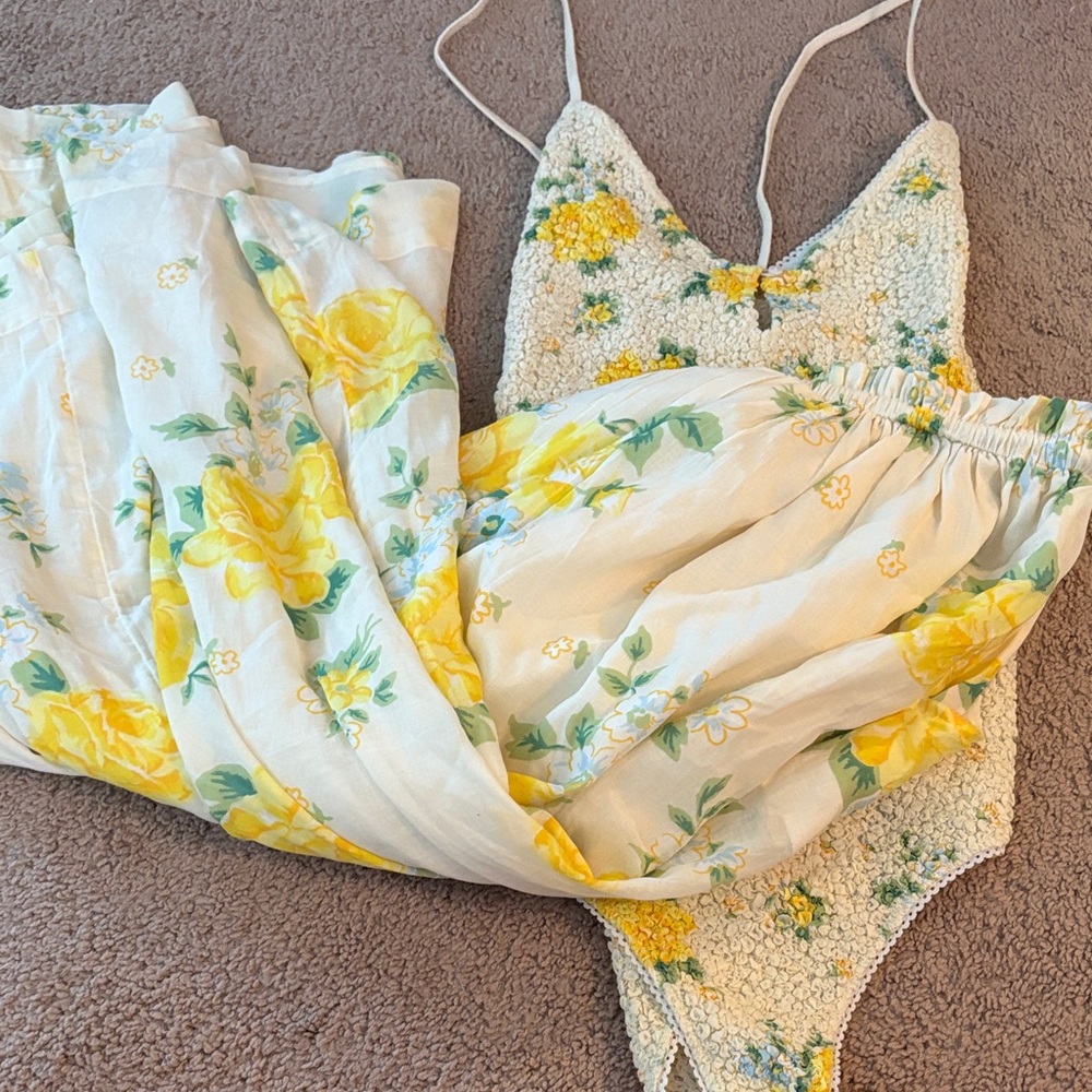 NWT free people seaside rose set
